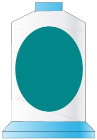 RA Super Brite Polyester 5504Turquoise
