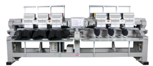 Dual function embroidery machine