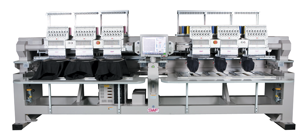 Dual function embroidery machine