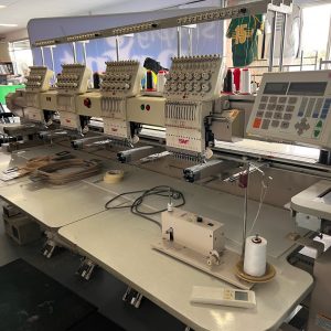 second hand 4 head embroidery machine